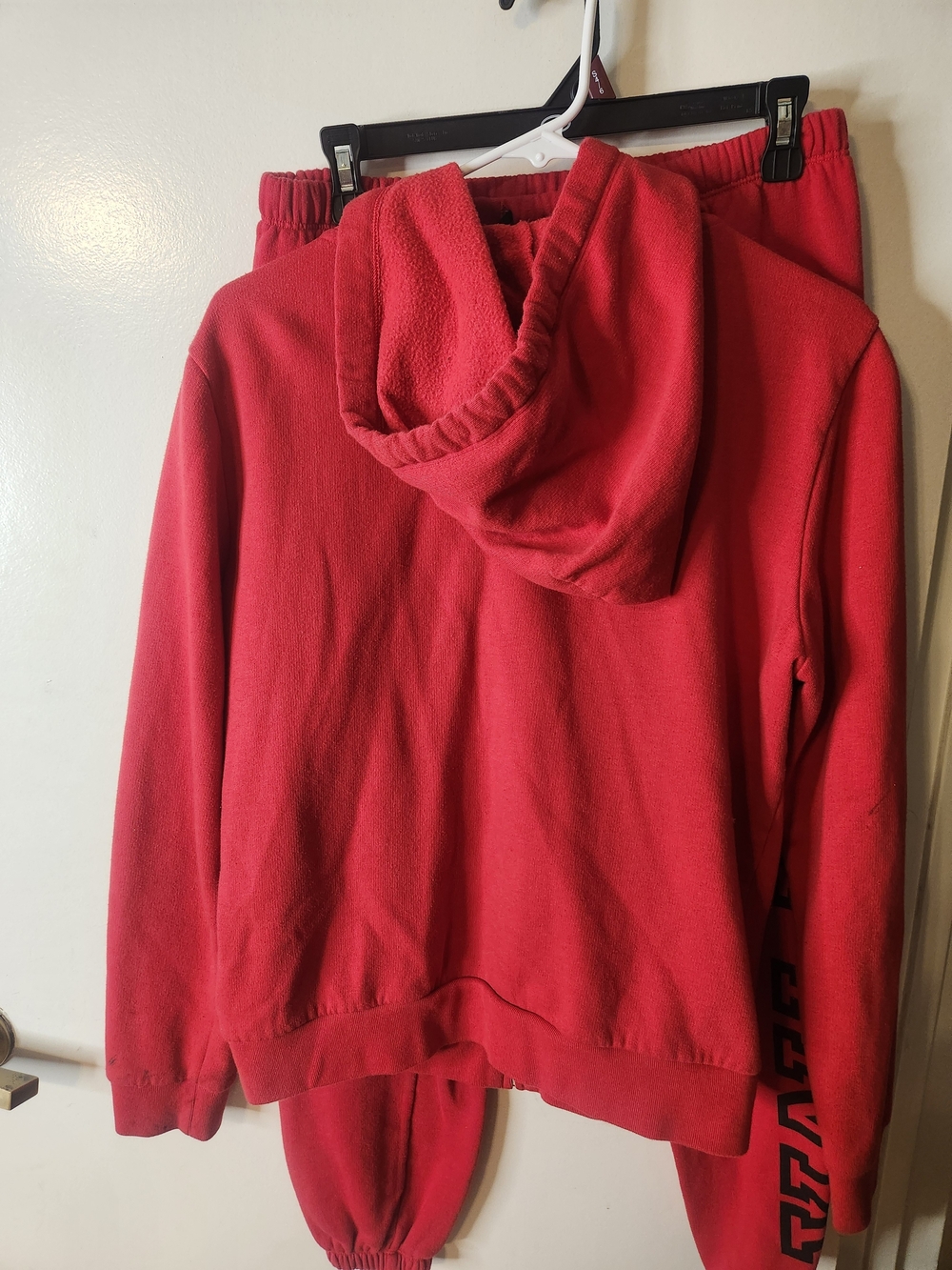 PINK Victoria's Secret Red Zip-Up Sweatsuit - Picture 2 of 6